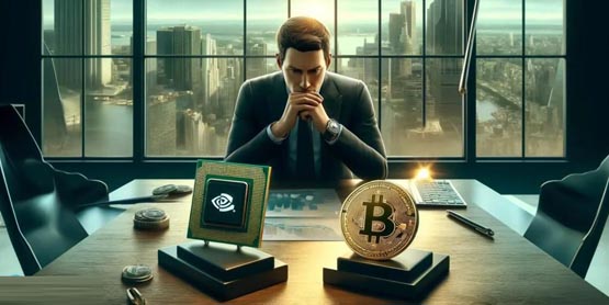下个十年 你会选nvidia(英伟达)还是比特币？