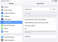 Apple Pencil 2轻击手势如何更改 自定义Apple Pencil 2轻击手势方法