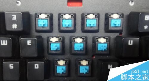 机械键盘更换背光led与机械轴的方法