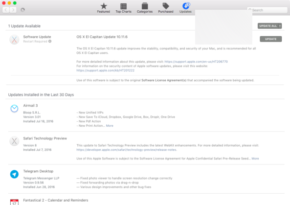 苹果发布os x 10.11.6正式版/macos sierra开发者预览版beta3固件更新