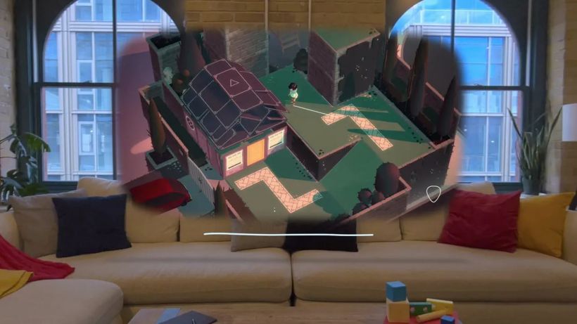 apple arcade 阵容加一:益智游戏《where cards fall》登陆苹果 vision pro 头显
