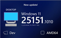 微软测试服务管道更新,Win11 获推 KB5016322 升至 Build 25151.1010