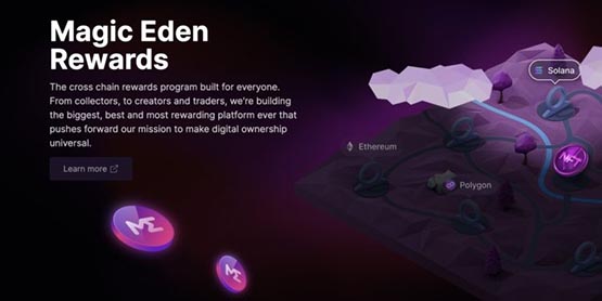 solana生态nft市场龙头magic eden推出钻石奖励计划吸引以太坊用户