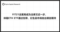 FIT21接近立法成功 ETH/ETF通过是否能引领衍生品市场变革