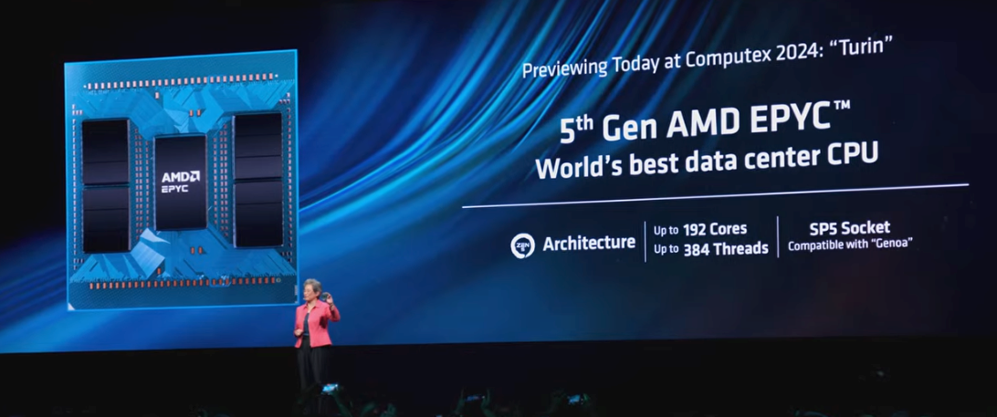 至高 192 核心 384 线程,amd 推出第五代 epyc 霄龙芯片