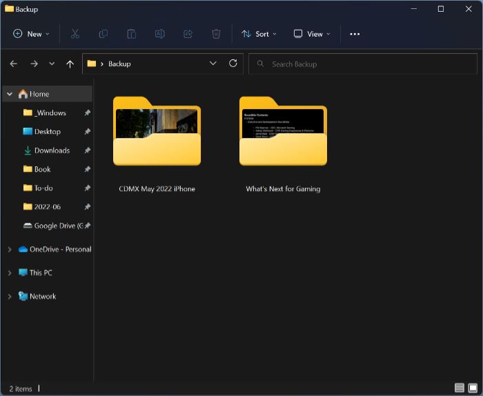 微软win11 22h2文件资源管理器新功能一