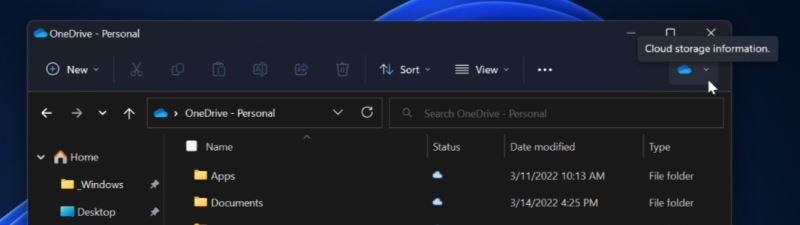 微软win11 22h2文件资源管理器新功能一