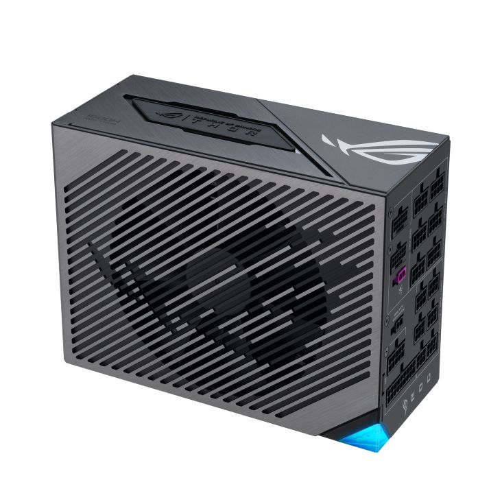 华硕推出第三代 rog 雷神 1600w 钛金牌电源:配 2 个 12v-2×6 接口、磁性 oled 屏幕