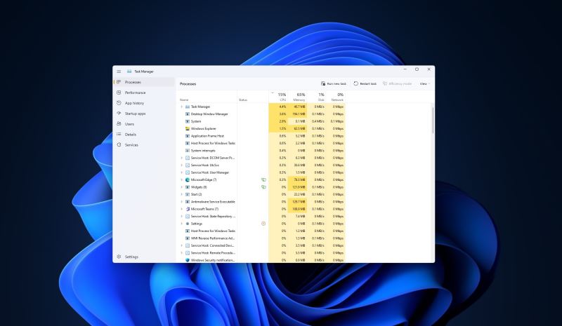 微软win11 22h2新增新的任务管理器等功