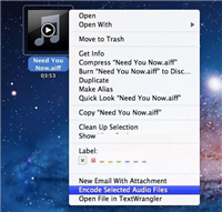 MAC OS Lion下把音频文件转换为m4a格式的方法图文教程