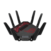 华硕展示 ROG Rapture GT-BE19000 WiFi 7 旗舰路由器，支持 4G / 5G 移动网络共享
