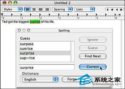 mac中的文字编辑有哪些功能?