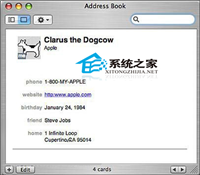 MAC用户如何通过MAC管理自己的通讯录