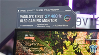 华硕展示 PG27AQDP:号称“全球首款 27 英寸 480Hz OLED 游戏显示器”