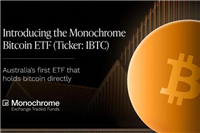 澳洲比特币现货ETF上市首日惨淡!IBTC仅净流入1枚BTC