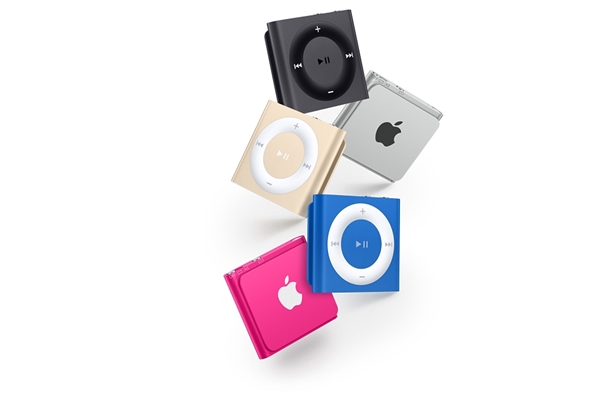 ipod nano、ipod shuffle难得升级:只有新颜色
