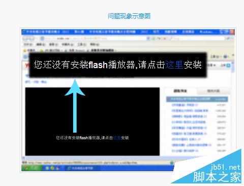 网络视频看不了，没有安装flash播放器怎么办