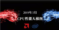 桌面CPU天梯图2019年5月最新版 五月台式电脑处理器排名