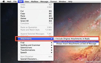 Mac OS X如何在回复邮件时包含附件不让其消失