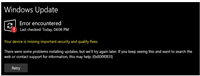 kb5012599更新失败提示0x800f0831错误的解决方法