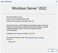 Windows Server build 25099.1000(rs_release)预览版发布(附更新修复汇总)