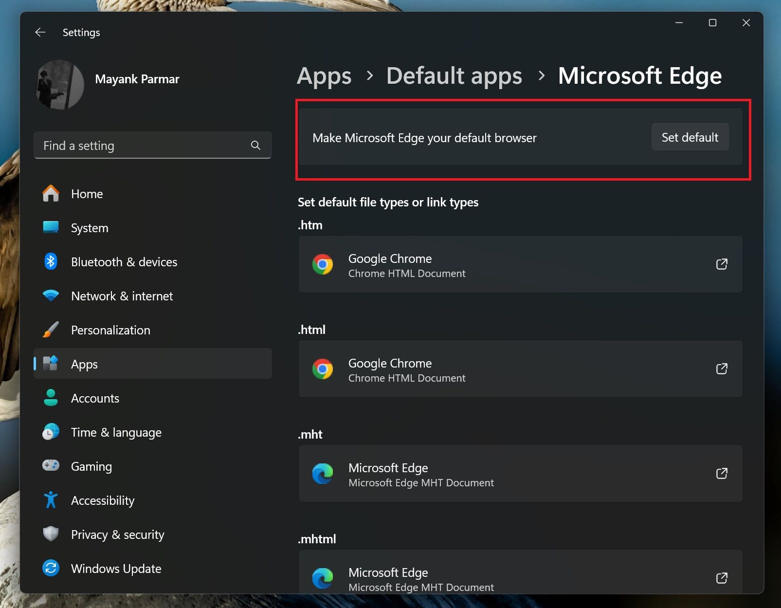 微软弹窗新横幅,力邀 win11 用户把 edge 设为默认浏览器