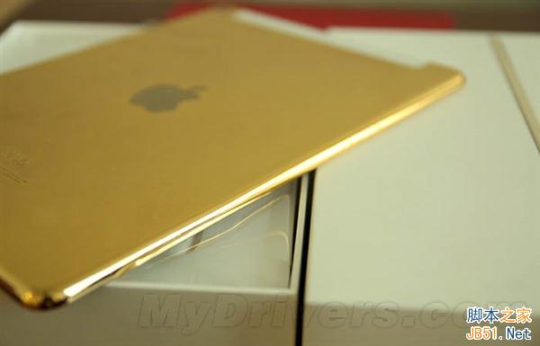 闪瞎眼：24k纯金版ipad air 2亮相