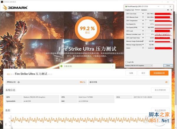 蓝宝石 rx470 4g d5海外版oc评测