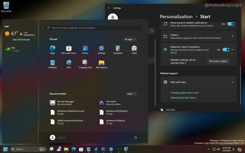 概览已连手机信息等,微软 phone link 应用将现身 win11 开始菜单浮动小部件窗口
