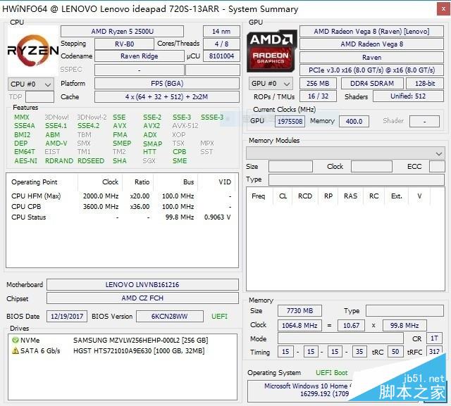 撼动酷睿轻薄本格局 amd锐龙apu r5 2500u首测 