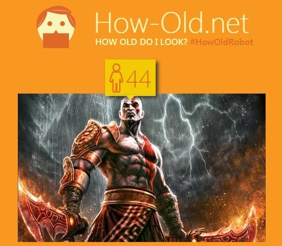 用微软how-old识别游戏角色：太欢乐
