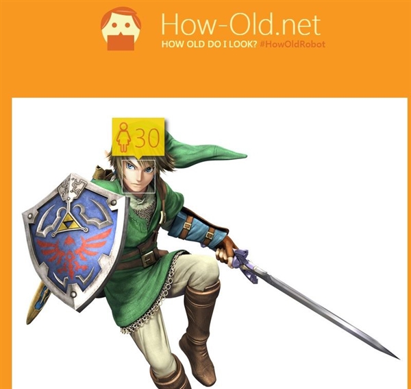 用微软how-old识别游戏角色：太欢乐