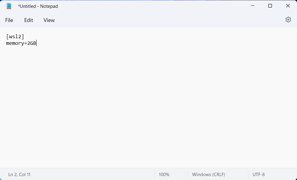 win11出现vmmem高内存使用率