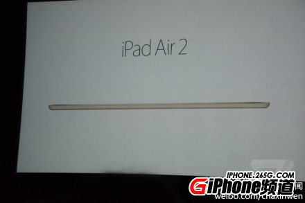 苹果ipad air2发布会图文直播 新ipad air发布会直播