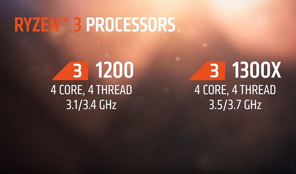 r3 1300x和1200哪个好?amd锐龙3 1300x与1200的区别