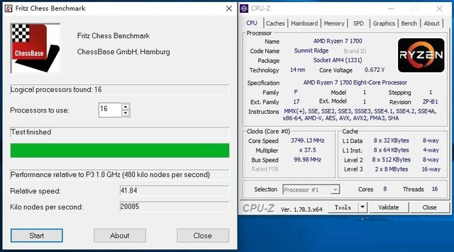 究竟谁更强？ryzen 7-1700对比酷睿i7-6800k