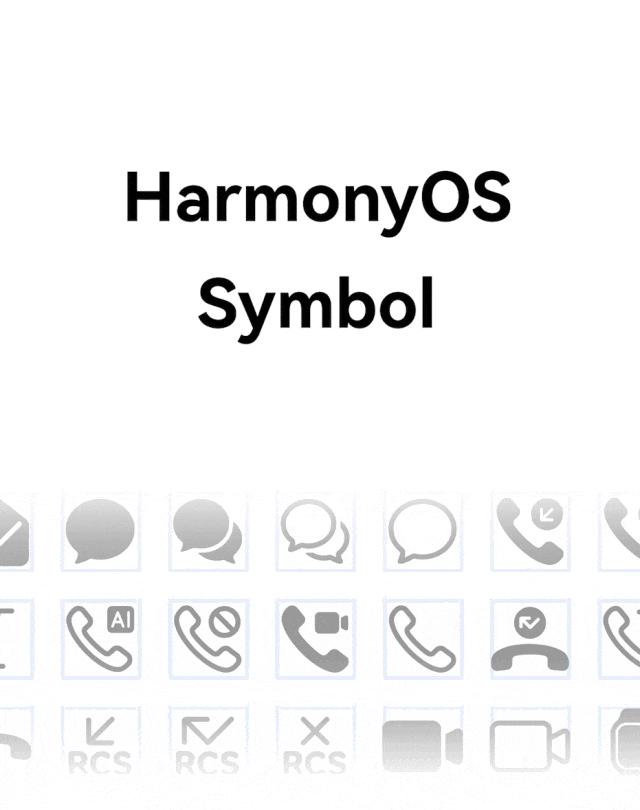 华为与汉仪联合推出 harmonyos symbol 字体:超 1500 个矢量图标、粗细可变、分层定义 主视觉