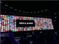 华为余承东发布其第一条原生鸿蒙微博,与微博 CEO 王高飞合影