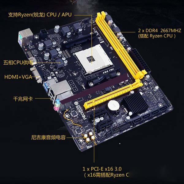 b350主板是首选 4款r5 1400主板推荐