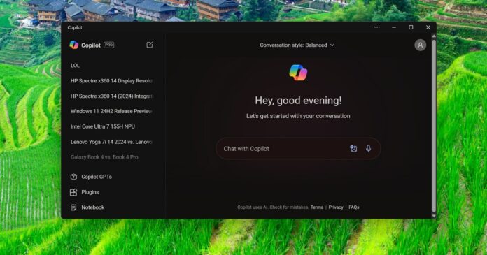 copilot 变为网页应用,微软 win11 的 win + c 快捷键即将消失