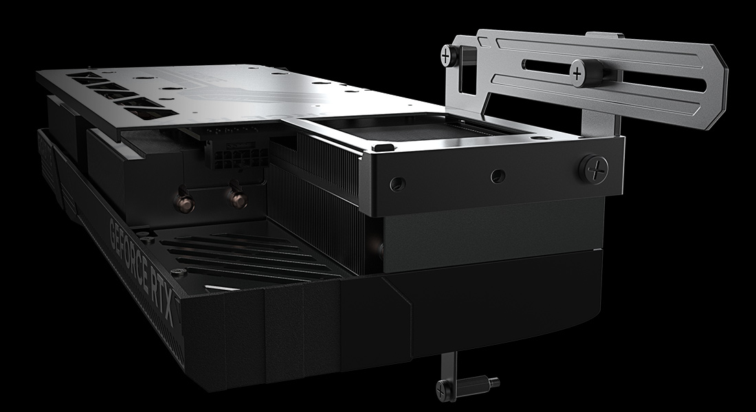 隐藏式侧出供电接口,技嘉推出 rtx 4070 ti super 风魔 windforce max 显卡 电源接口