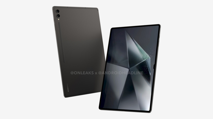 三星 galaxy tab s10 ultra 平板渲染图曝光:14.6 英寸刘海 oled 屏、5.45mm 厚度