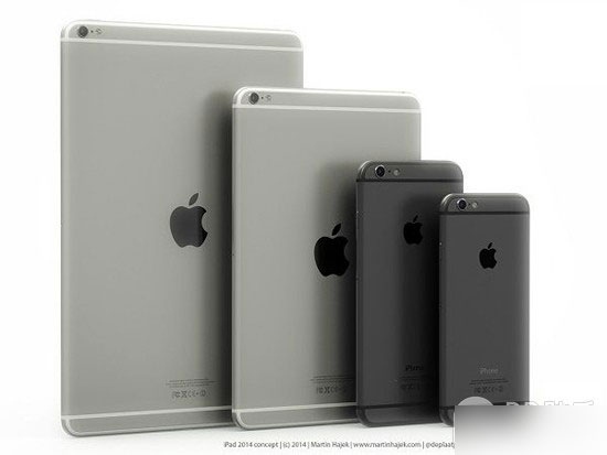 三段式ipad air2和ipad mini3概念设计 像大号iphone6