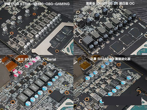 rx480显卡哪款好？市售4款热门rx480显卡对比