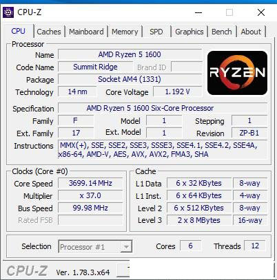 amd锐龙ryzen5-1600测试成绩爆出 基准测试成绩超过同级i5处理器