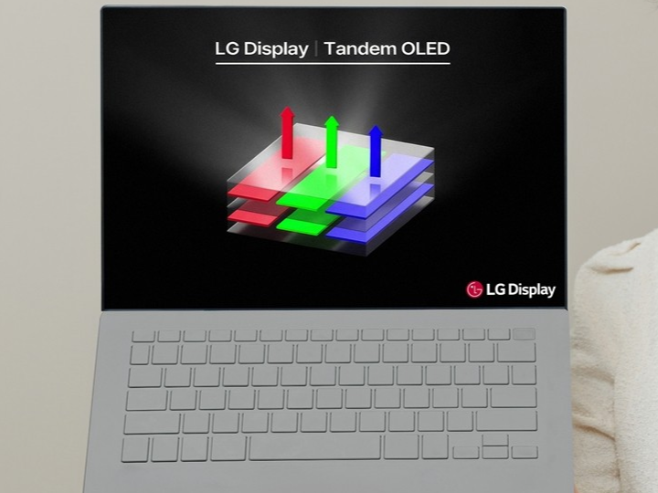 lg display 宣布业界率先量产串联 oled 笔记本显示屏:寿命翻倍、厚度减少四成 实物照
