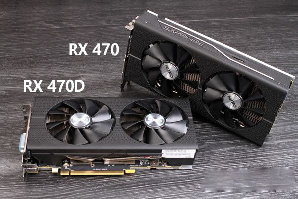 rx 470d与rx470拆解对比