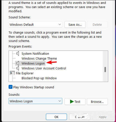 win11系统开机提示音怎么改?win11开机提示音修改教程