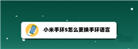 小米手环5怎么设置语言? 小米手环5换语言的技巧