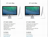 苹果27寸imac价格是多少